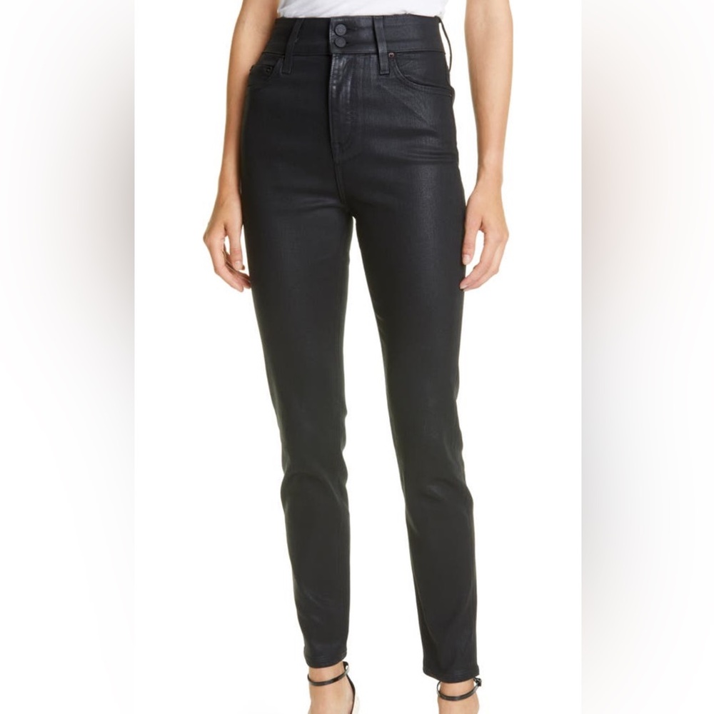 Grlfrnd Oriana Coated Skinny Jeans